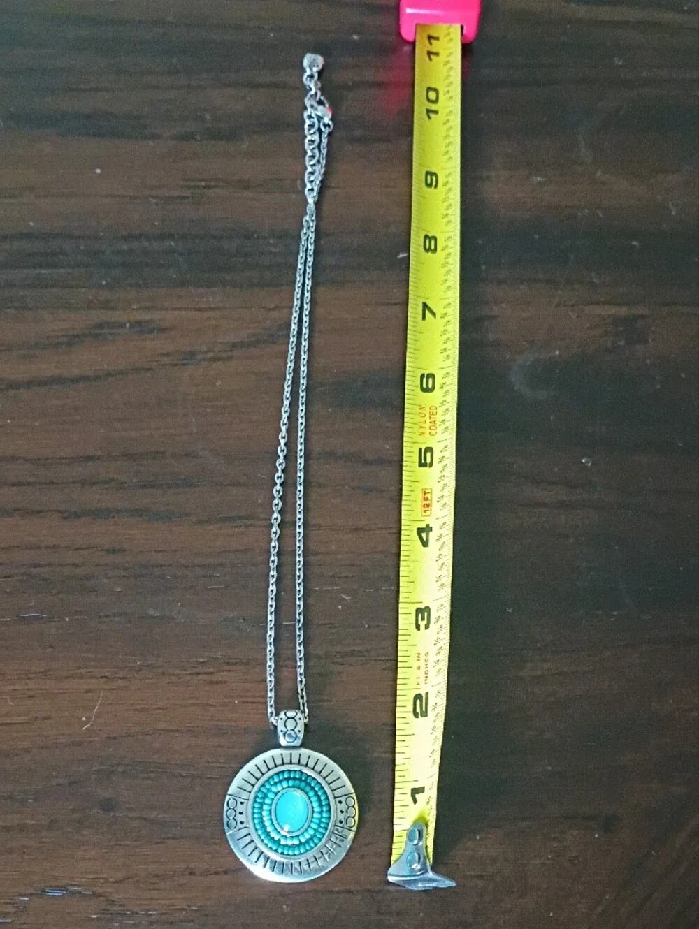 Brighton Silver-Plated Turquoise Accent Necklace & Earring Set